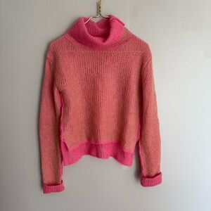 Acne Studios Vasya 2 Face PAW16 Mohair Blend Sweater pink